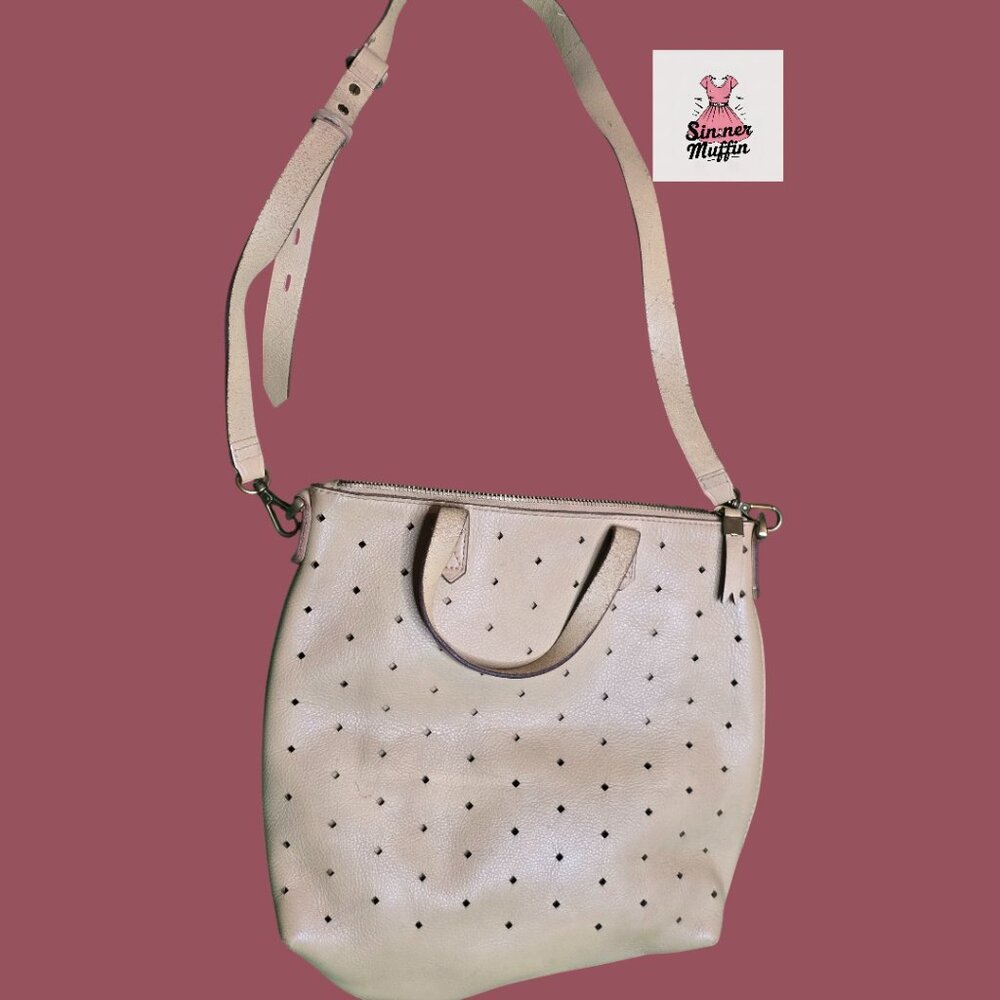 Madewell Mini Transport Perforated Leather Crossbody Bag - Picture 2 of 3